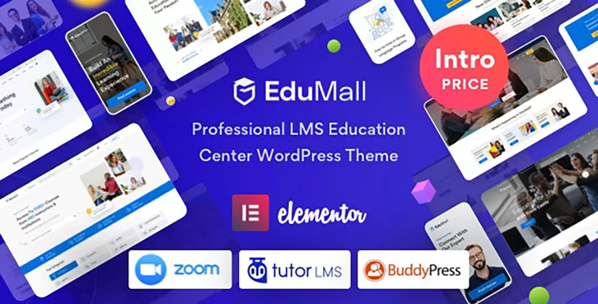 Wordpress themes EDUMALL - Giao diện wordpress tung tâm dạy học