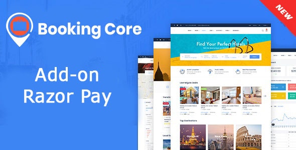 Source Code Razorpay payment gateway for Booking Core