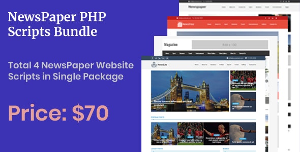 Source Code Newspaper PHP Scripts – Bundle