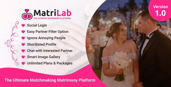 Source Code MatriLab – Ultimate Matchmaking Matrimony Platform