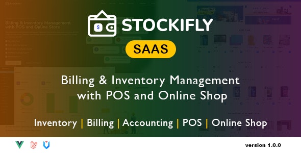 Source Code Stockifly SAAS – Billing  Inventory Management with POS and Online Shop 2.0.0