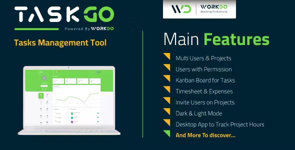 Source Code TaskGo – Tasks Management Tool 4.4