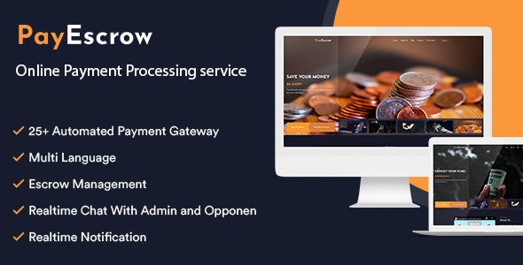 Source Code PayEscrow – Online Payment Processing Service 3.0