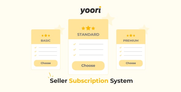 Source Code YOORI eCommerce Seller Subscription Addon