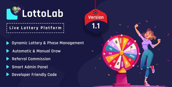 Source Code LottoLab – Live Lottery Platform 2.0