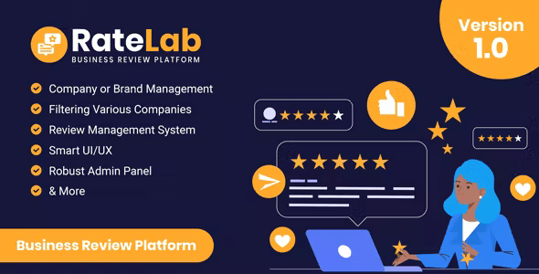 Source Code RateLab – Business Review Platform 2.0