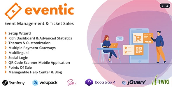 Source Code Eventic – Ticket Sales and Event Management System 1.3