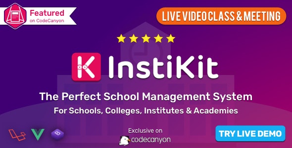 Source Code InstiKit School – School Management System  School ERP