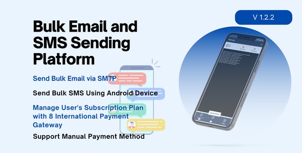 Source Code XSender – Bulk Email and SMS Sending Application by PHP Laravel 1.2.2
