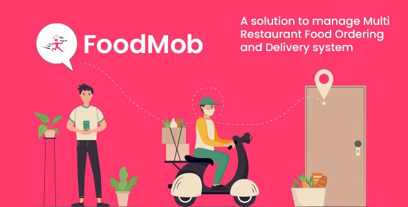 Source Code FoodMob – An Online Multi Restaurant Food Ordering and Delivery System with Contactless QR Code Menu 3.0