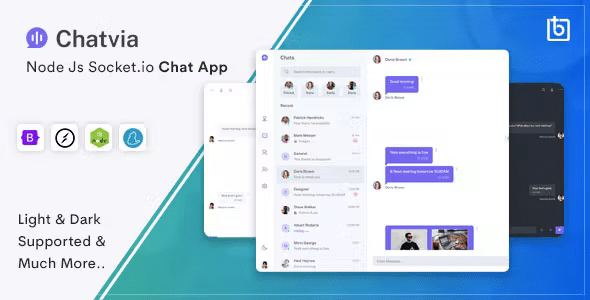 Source Code Chatvia – Nodejs Socket.io Chat App