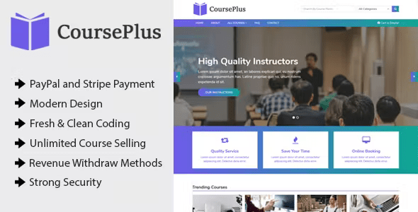 Source Code CoursePlus – Online Learning Management System (LMS) 2.0