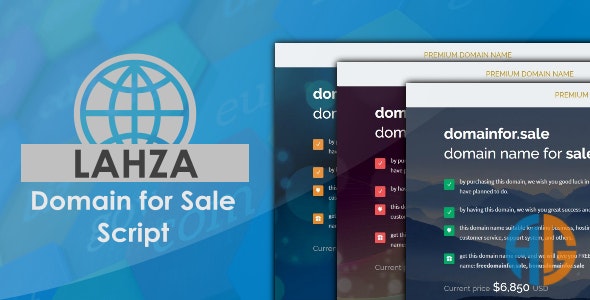 Source Code Lahza – Domain For Sale Script 1.3.0