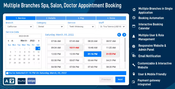 Source Code DevSteed | Spa, Salon, Doctor Appointment Booking  Schedule Booking