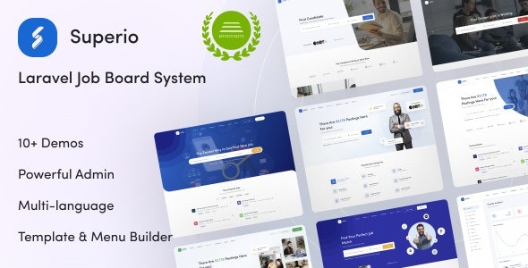 Source Code Superio – Laravel Job Board System 2.2.0