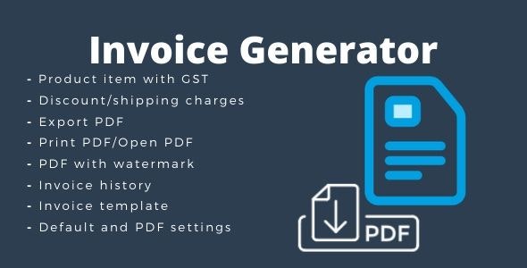 Source Code Invoice Generator