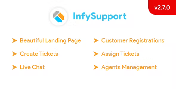 Source Code InfySupport – All in-one Laravel Help Desk Support Management Solution