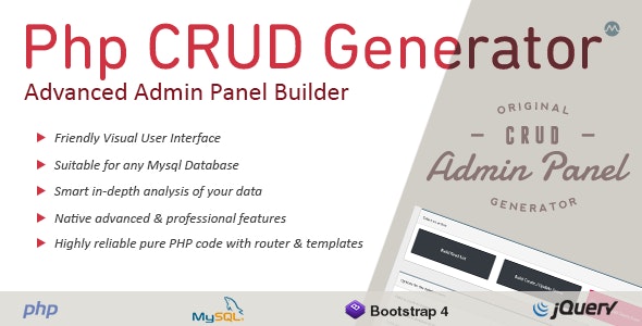 Source Code PHP CRUD Generator