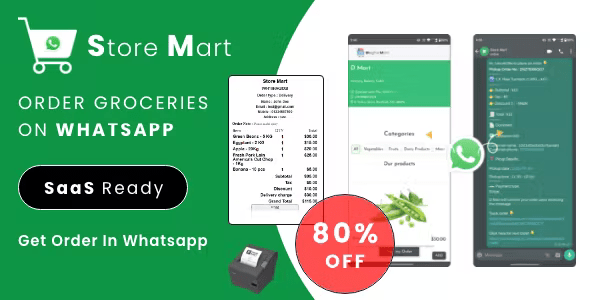 Source Code StoreMart – SaaS Grocery delivery system [Extended Version]