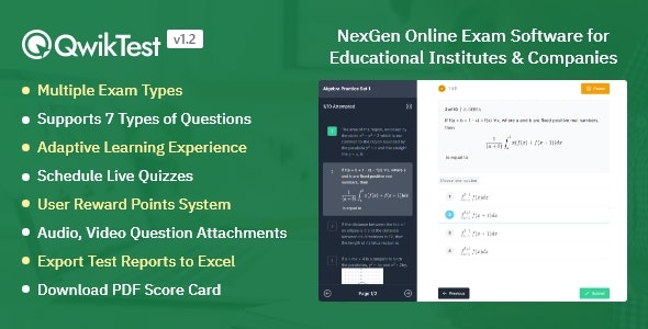 Source Code QwikTest – NexGen Online Exam Software 1.4.1