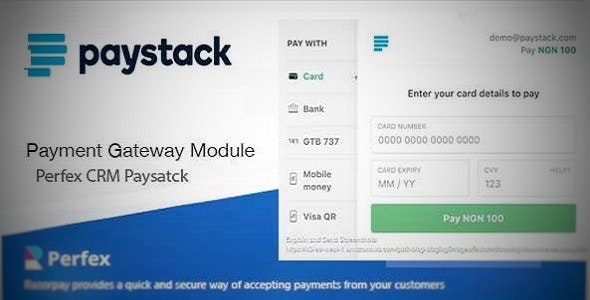 Source Code Paystack Payment Gateway for Perfex CRM