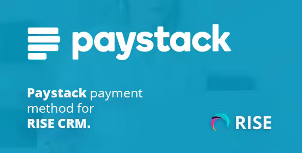 Source Code Paystack payment method for RISE CRM