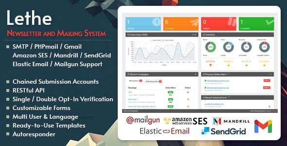 Source Code Lethe PHP Newsletter & Mailing System