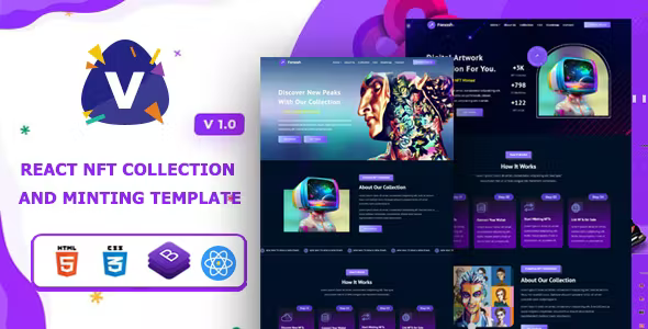 Source Code NFT Vona – React js NFT Collection and Minting Template