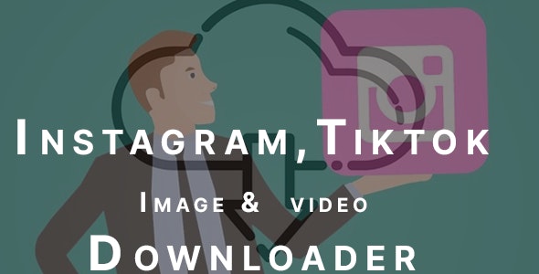 Source Code Instagram video  downloader  tiktok  facebook  image and video downloader 1.3