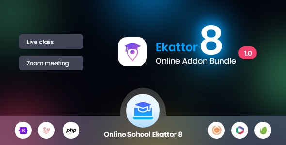 Source Code Ekattor 8 Online School Addon Bundle