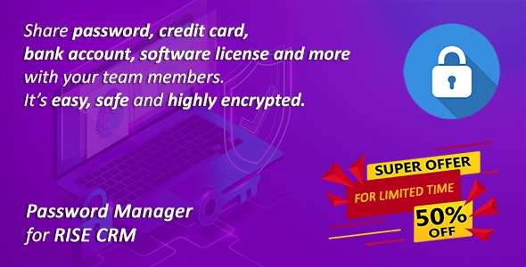 Source Code Password Manager for RISE CRM 1.1.1