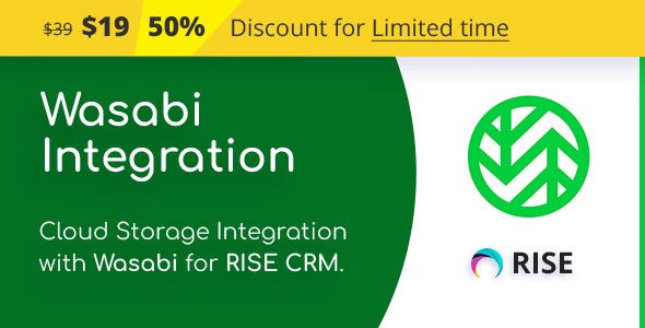 Source Code Wasabi Integration for RISE CRM