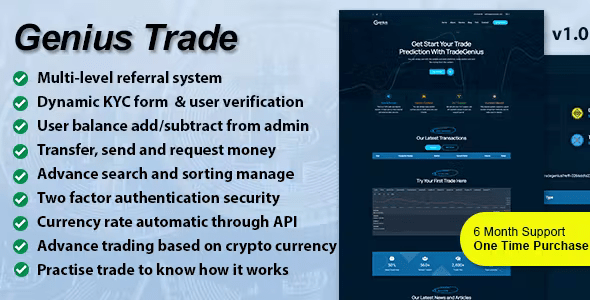 Source Code Genius Trade- Advanced Trading Platform