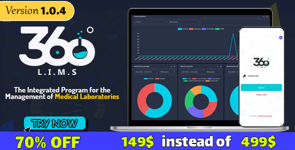 Source Code 360 LIMS – Multi Branches Laboratory Management System 1.0.4