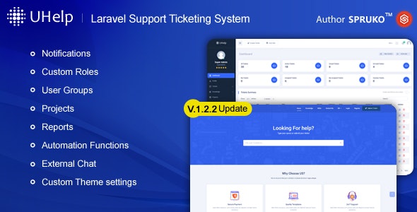 Source Code Uhelp – Helpdesk Support Ticketing System 3.0.0