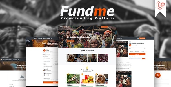 Source Code Fundme – Crowdfunding Platform 4.9