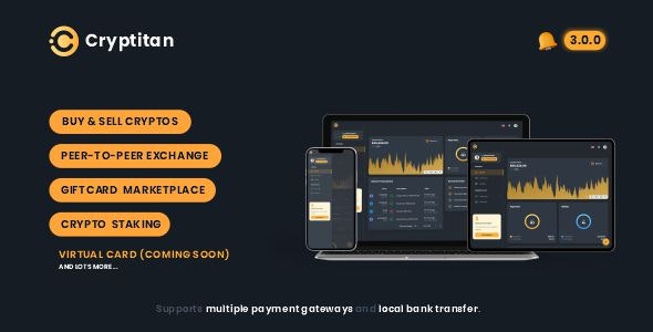 Source Code Cryptitan – Multi-featured Crypto Software  Digital Marketplace 4.0.0