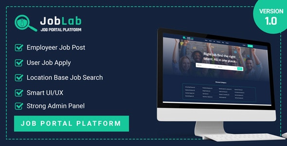 Source Code JobLab – Job Portal Platform 2.0