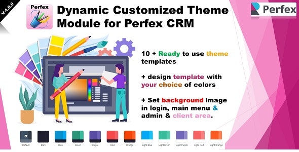 Source Code Dynamic Customized Theme Module for Perfex CRM 1.0.8