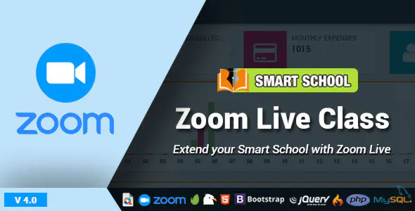 Source Code Smart School Zoom Live Class 5.1