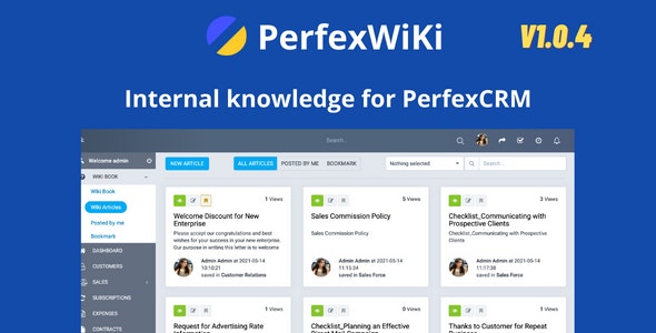 Source Code PerfexWiki – Internal knowledge for Perfex CRM