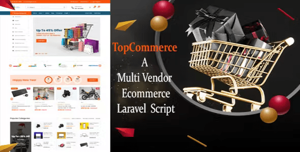 Source Code TopCommerce – Laravel Multi Vendor eCommerce Script 1.6