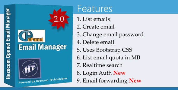 Source Code Cpanel Email Manager