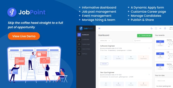 Source Code JobPoint – Recruitment Management System 2.1