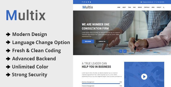 Source Code Multix – Multipurpose Website CMS with Codeigniter 3,1