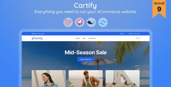 Source Code Cartify – Laravel Ecommerce Platform with Tailwind CSS 1.2.0