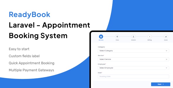 Source Code Appointment Booking System – Auto Scheduling Script – Laravel