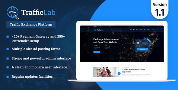 Source Code TrafficLab – Traffic Exchange Platform