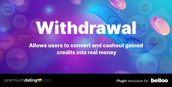 Share Code Credit-to-Cash – Withdrawal Plugin – Belloo Software