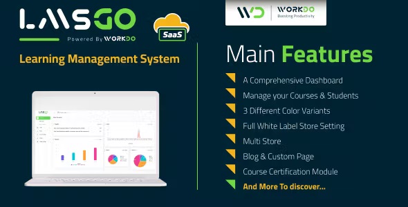 Source Code LMSGo SaaS- Learning Management System 3.2